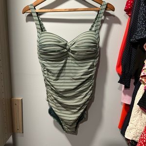 Green nip tuck one piece